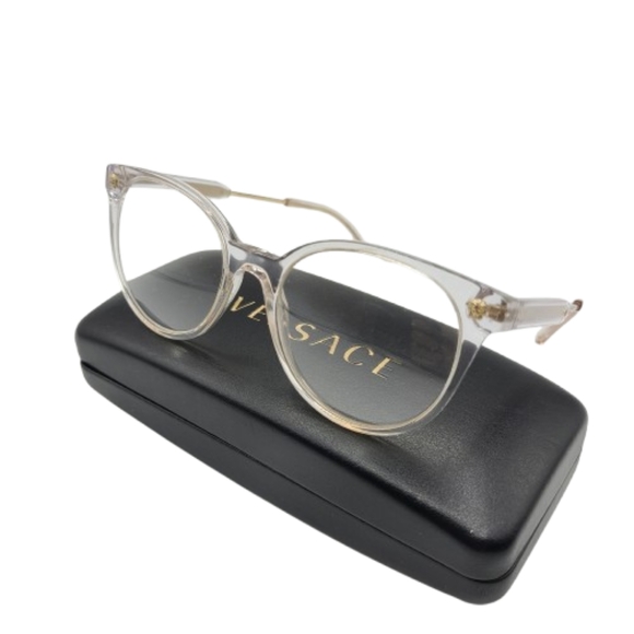 Versace Prescription Glasses Clear Frame MOD3291 Cat eye and Versace Case - Picture 11 of 16